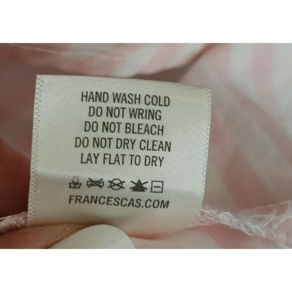 Blue Rain Smocked Mini Dress Womens Size S Pink Check country Barbie - Picture 7 of 7